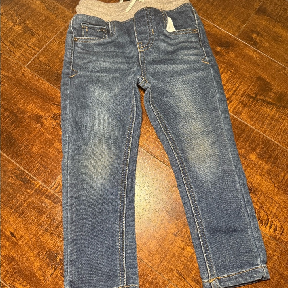 Cat & Jack Blue Elastic Waist Jeans